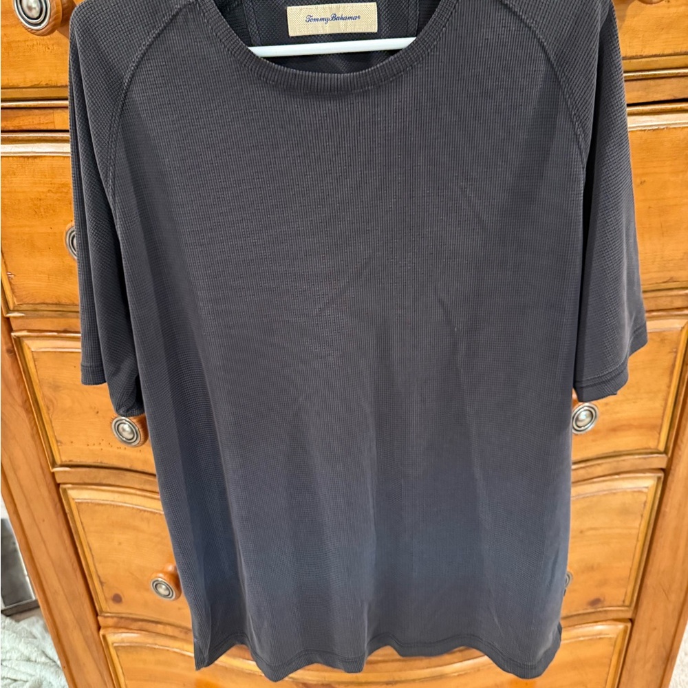 Tommy Bahama Men's Charcoal Short Sleeve Tee